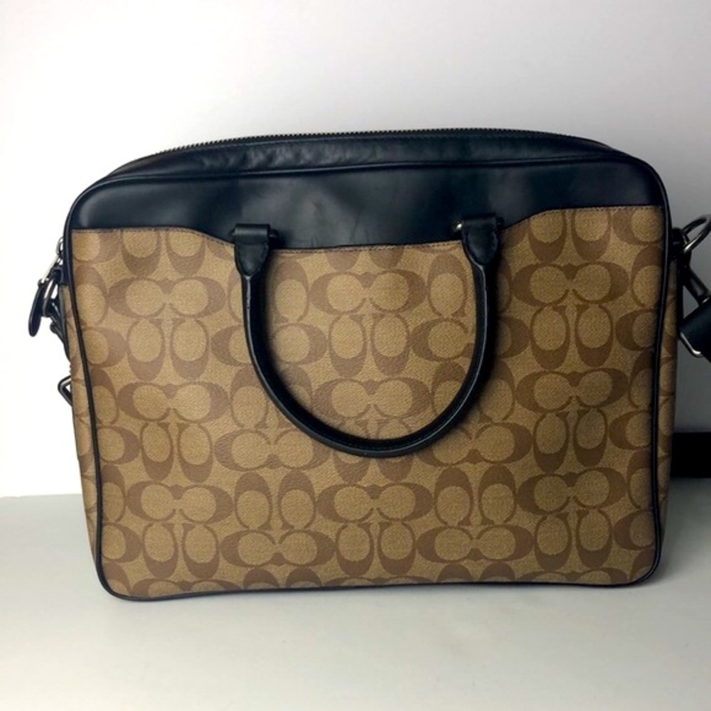 Coach Beckett Mens Slim Briefcase 72978 - Picture 5 of 15